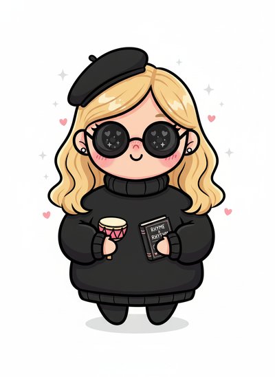 Mary's Beatnik Adventure 🎨 - Kawaii Cute