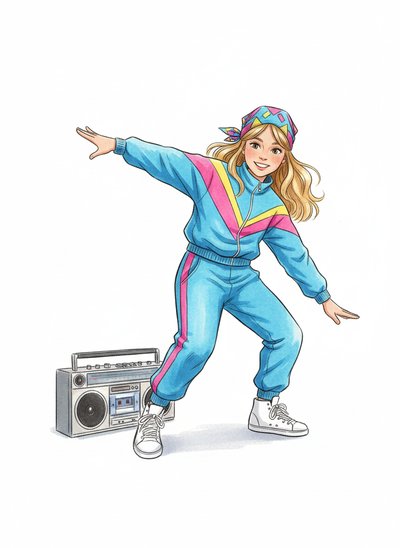 Mary's Breakdance Adventure 💃 - Gentle Pencil