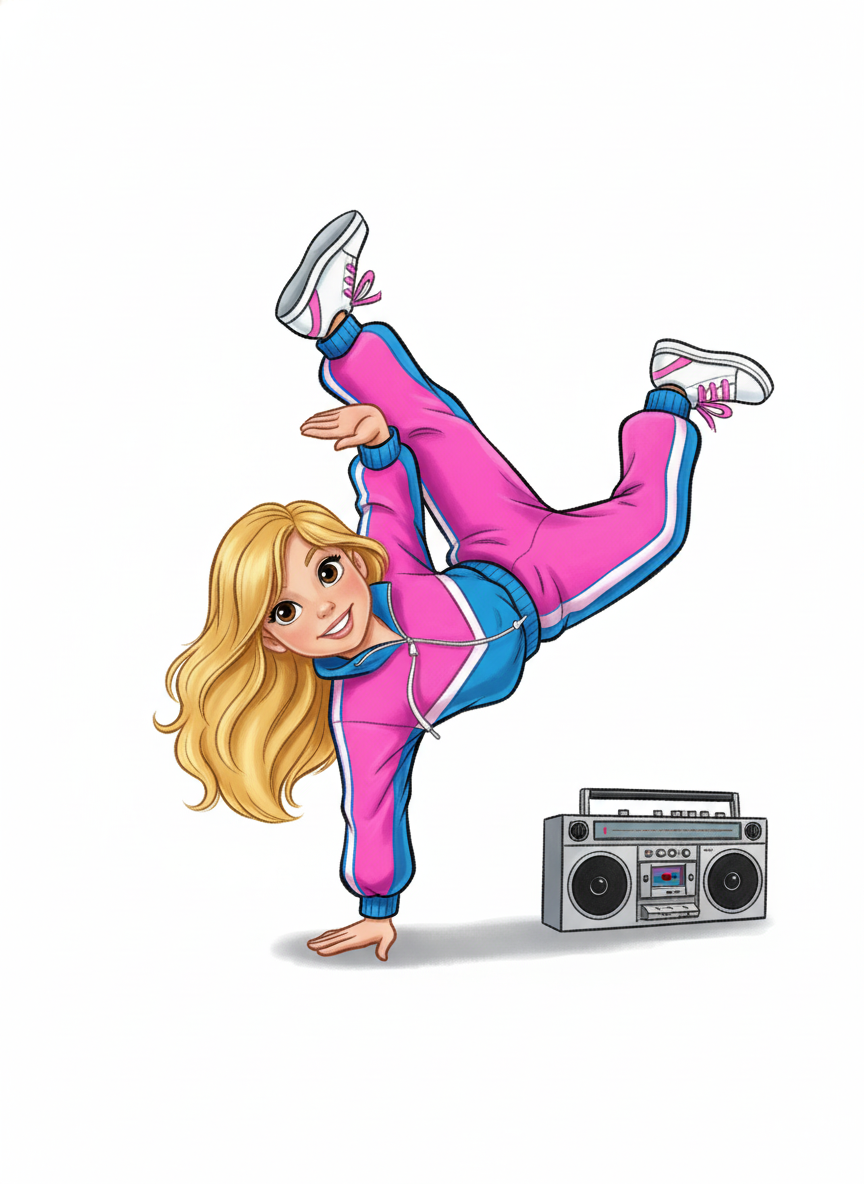 Breakdancer Mary - Golden Age Animation