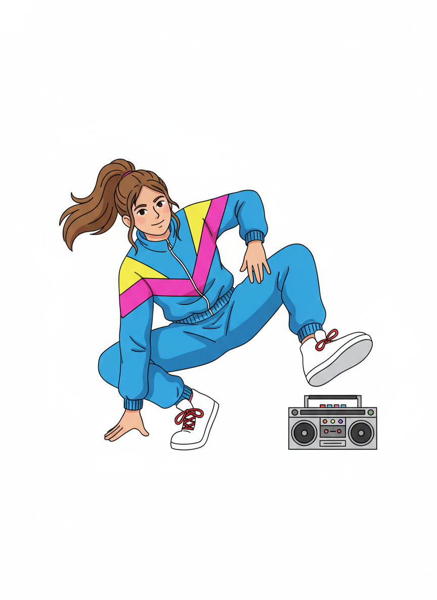 Breakdancer Mary - Minimalist