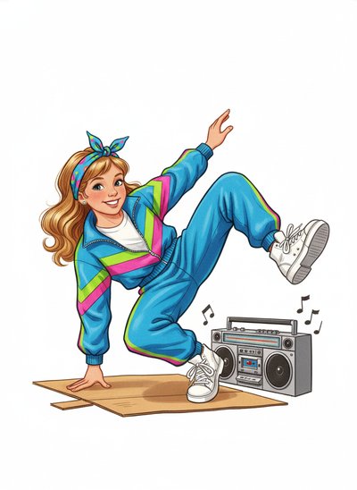 Mary's Breakdance Adventure 💃 - Vintage Storybook
