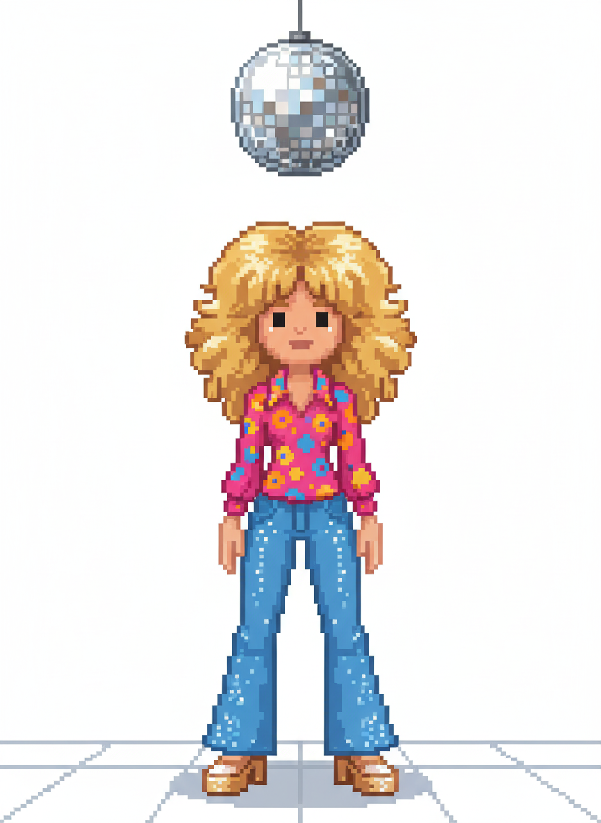 Disco Mary Groove - Pixel Art