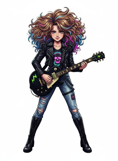 Mary's Rock Star Transformation 🎸 - Webtoon Anime
