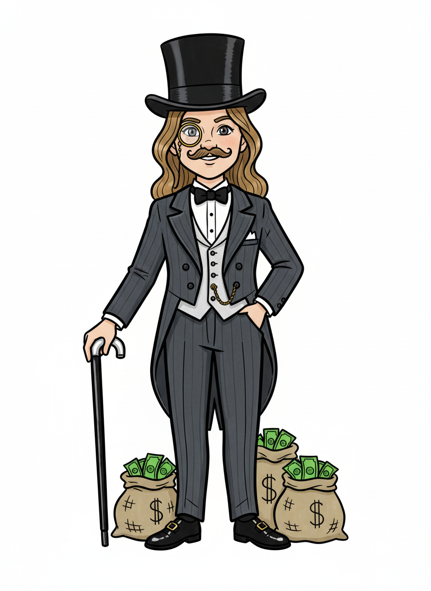 Mary the Magnate - Classic Coloring Book