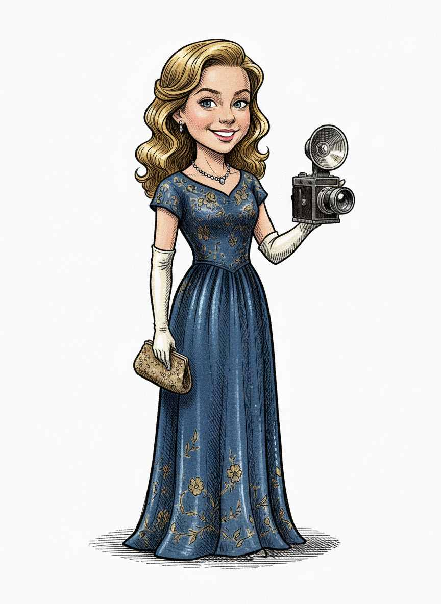 Mary the Movie Star - Victorian Illustration