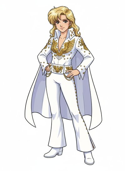 Mary's Rockin' Elvis Adventure 🎸 - Classic Anime