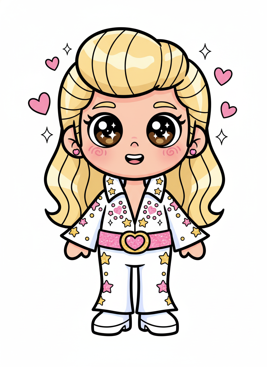 Mary the Rockin' Star - Kawaii Cute