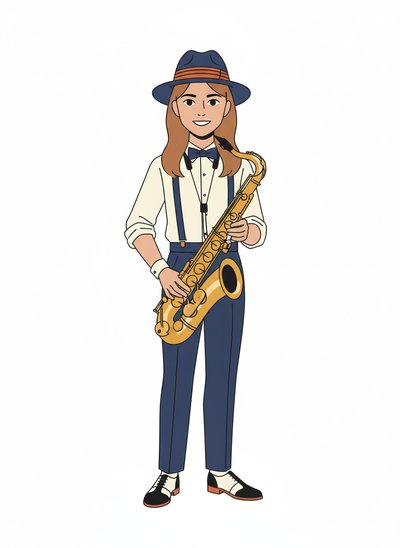 Mary's Jazz Adventure 🎷 - Minimalist