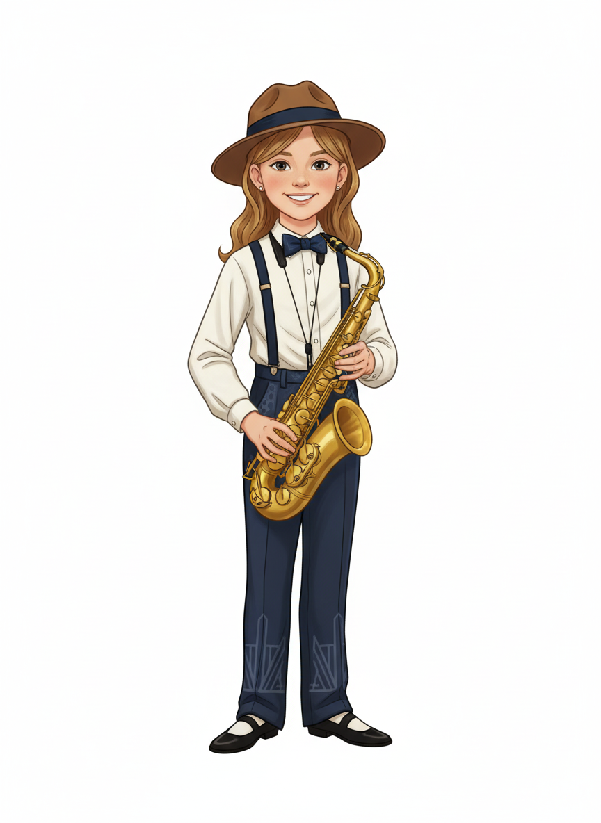 Jazz Mary - Vintage Storybook