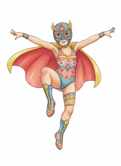 Mary's Lucha Libre Adventure - Gentle Pencil