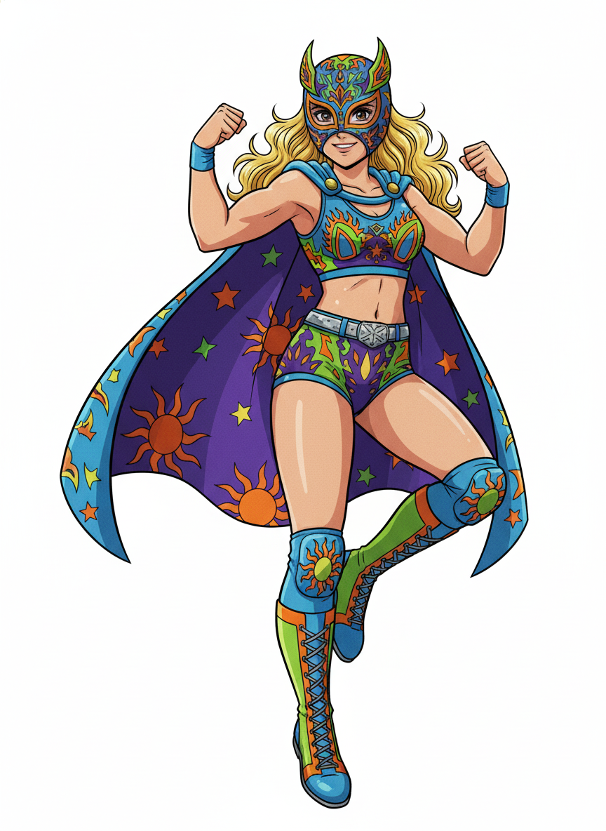 Mary the Luchadora - Classic Anime