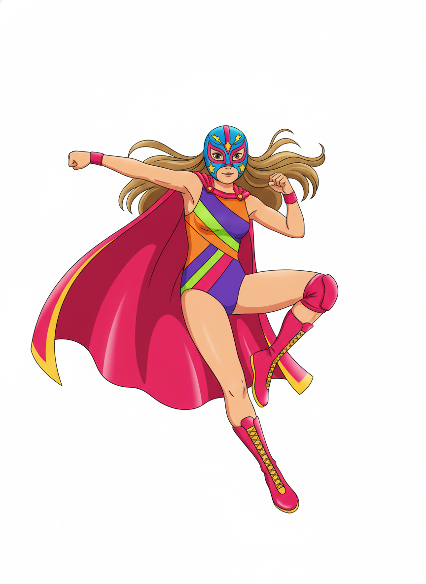 Mary the Luchadora - Minimalist