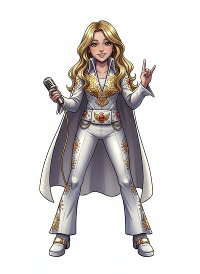 Mary's Rockin' Elvis Adventure 🎸 - Webtoon Anime