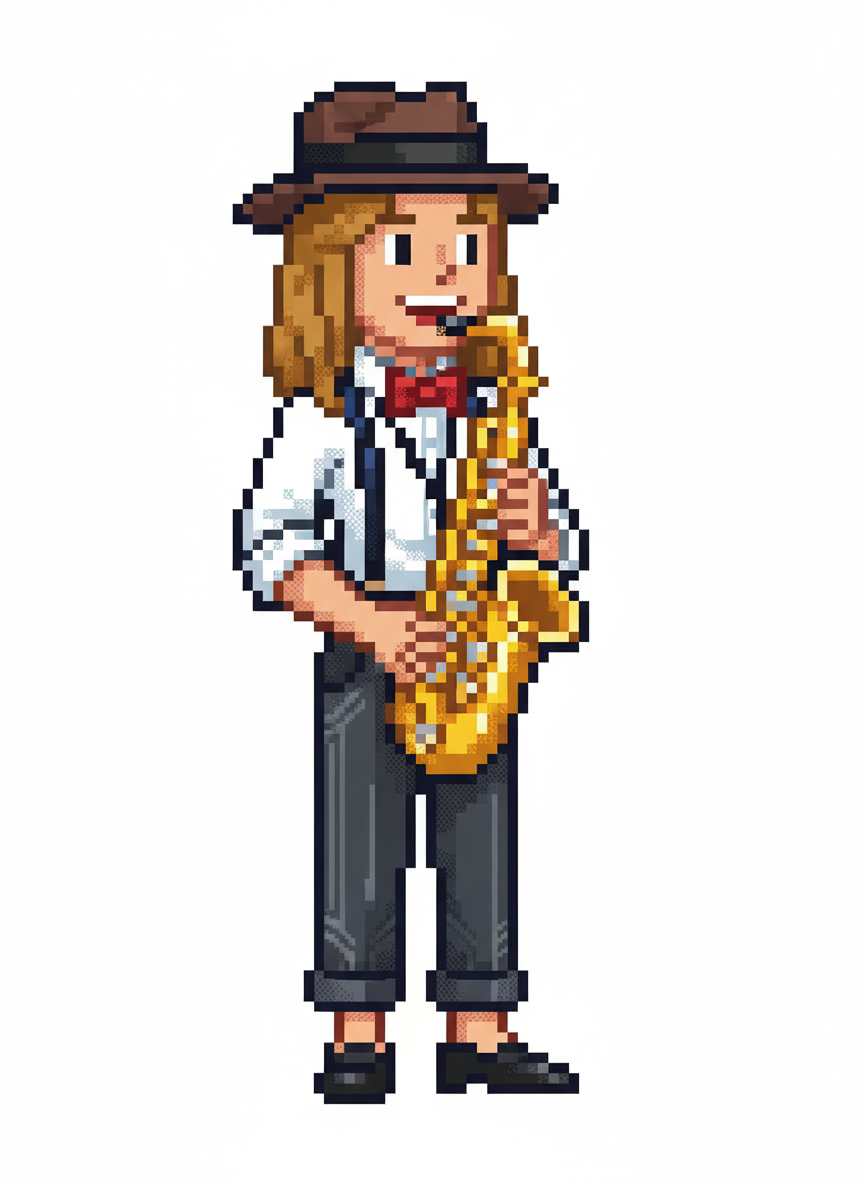 Jazz Mary - Pixel Art