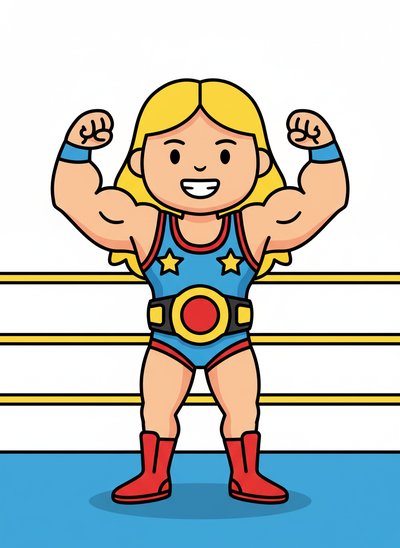 Mary's Wrestling Wonder - Preschool Simple