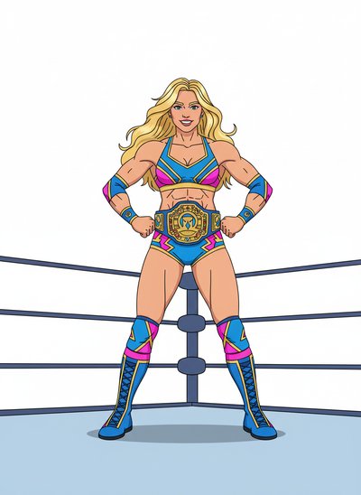 Mary's Wrestling Wonder - Minimalist