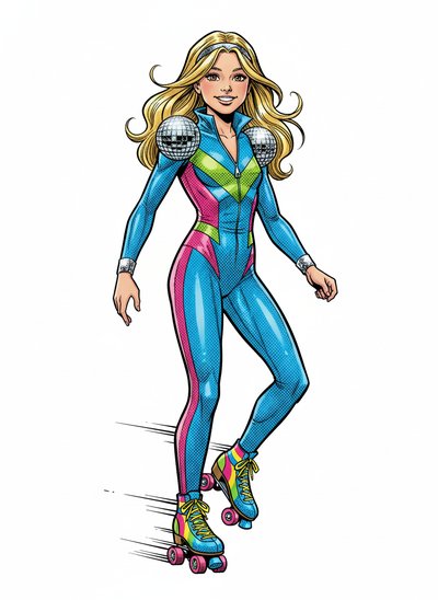 Mary's Roller Disco Dream 🌈 - Comic Book