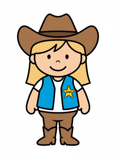 Mary's Sheriff Adventure 🚀 - Preschool Simple