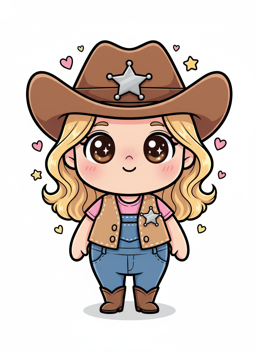 Sheriff Mary - Kawaii Cute