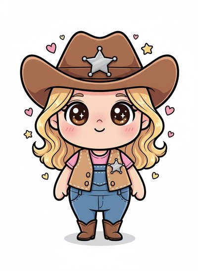 Mary's Sheriff Adventure 🚀 - Kawaii Cute