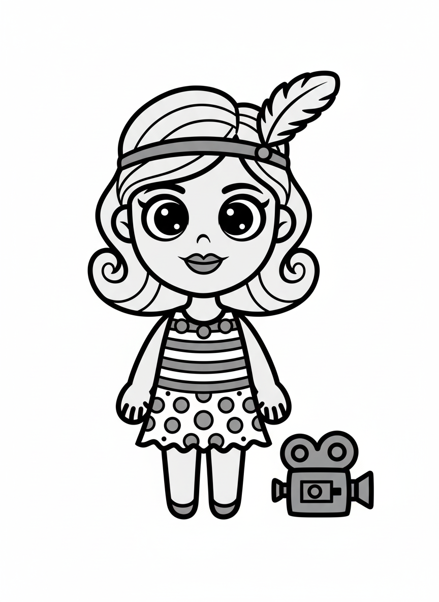 Mary the Vintage Starlet - Preschool Simple
