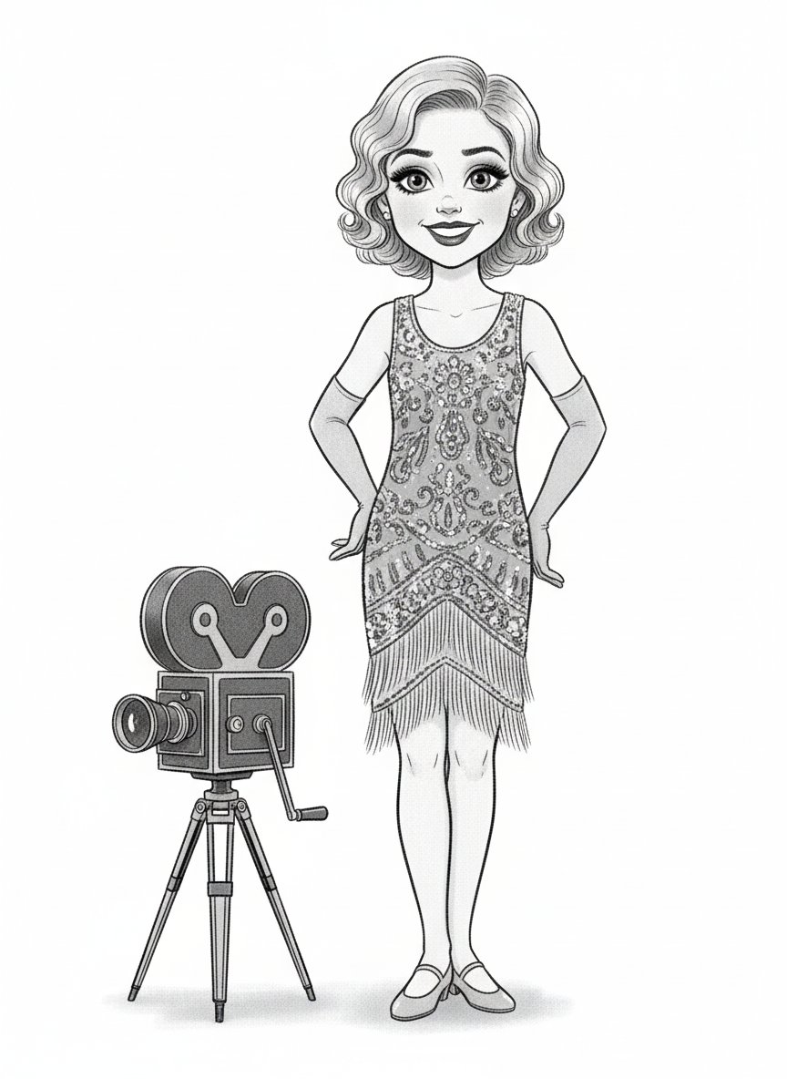 Mary the Vintage Starlet - Vintage Storybook