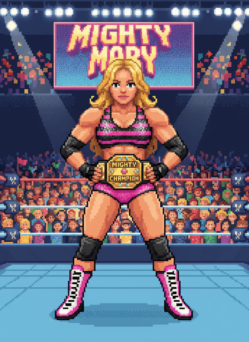 Mighty Mary - Pixel Art