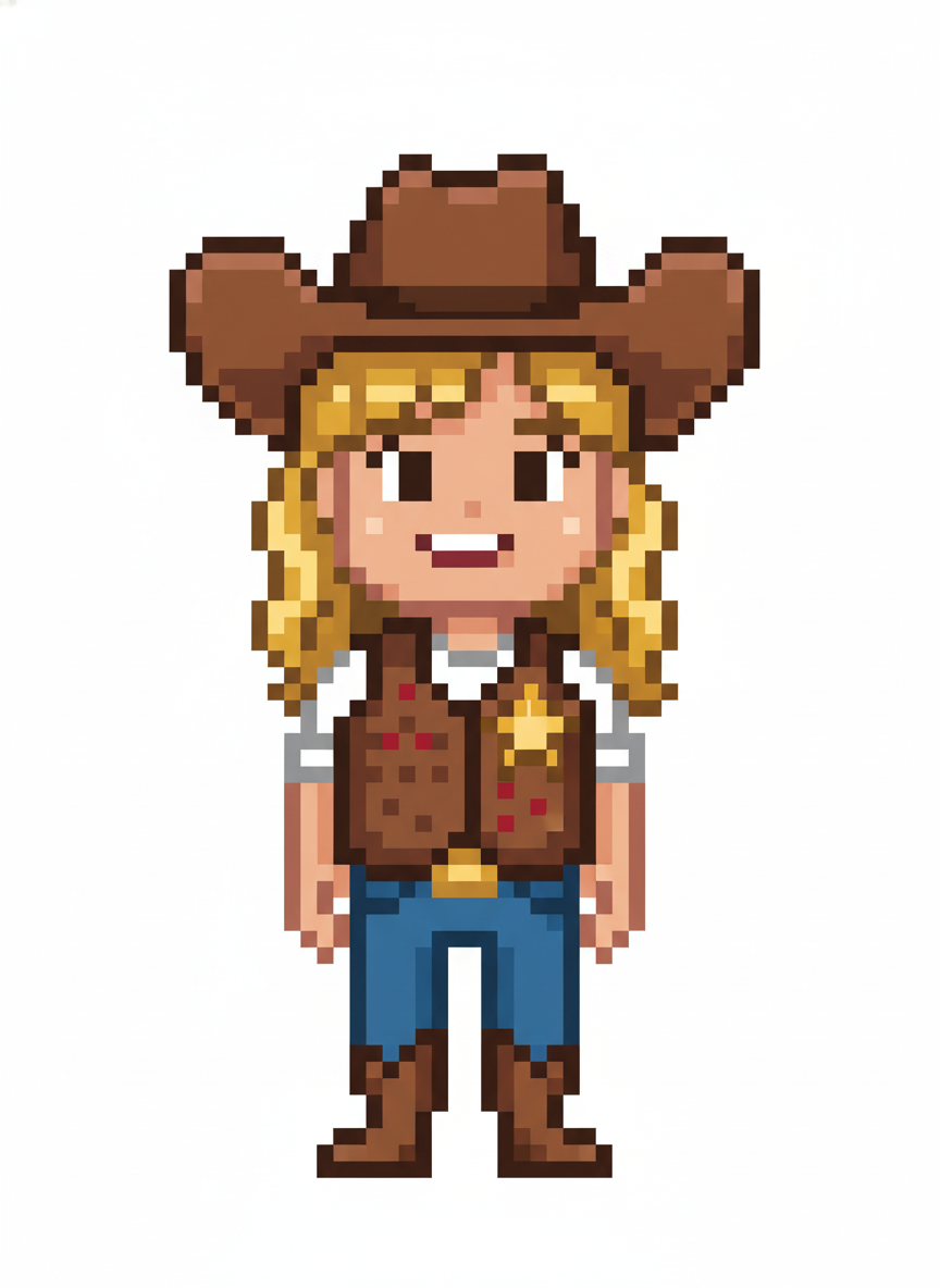 Sheriff Mary - Pixel Art