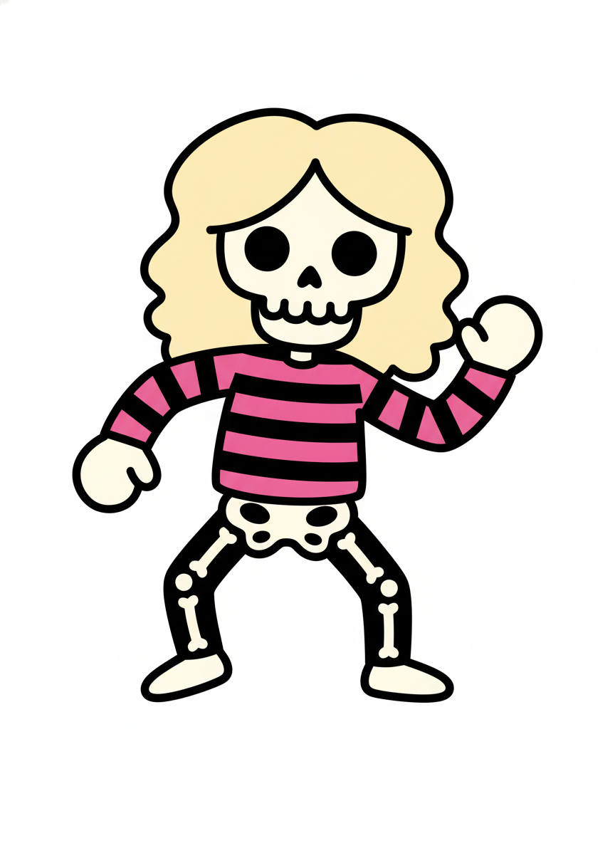 Skeleton Mary - Preschool Simple
