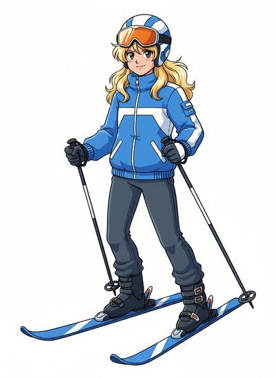 Mary's Snowy Adventures ⛷️ - Classic Anime