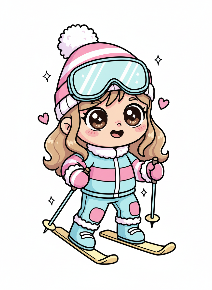 Mary the Snow Swisher - Kawaii Cute