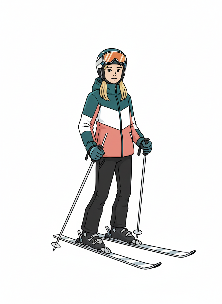 Mary the Snow Swisher - Minimalist