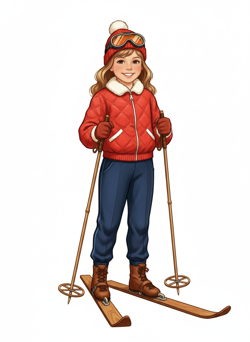 Mary the Snow Swisher - Vintage Storybook