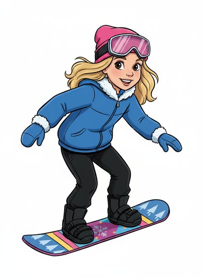 Mary's Snowboarding Adventure 🎿 - Golden Age Animation