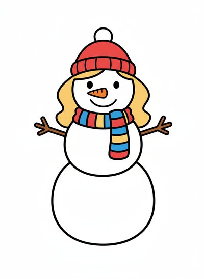 Mary's Snowy Creations ❄️ - Preschool Simple