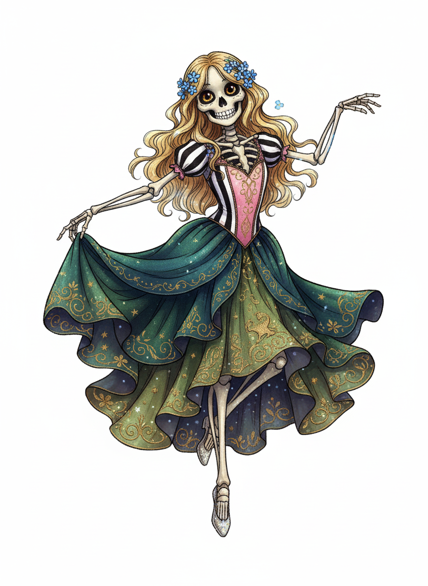 Skeleton Mary - Fairy Tale Classic