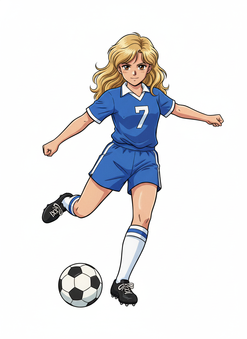 Mary the Goal Scorer - Classic Anime