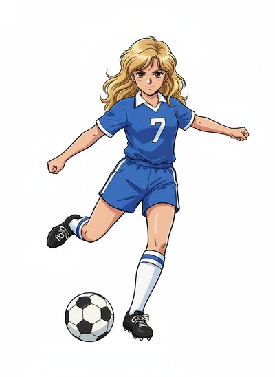 Mary's Soccer Star Dreams ⚽️ - Classic Anime