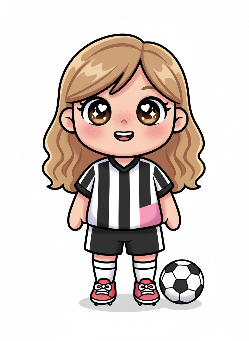 Mary the Goal Scorer - Kawaii Cute