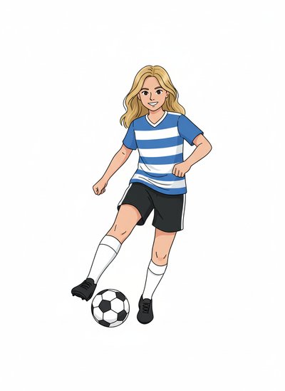 Mary's Soccer Star Dreams ⚽️ - Minimalist