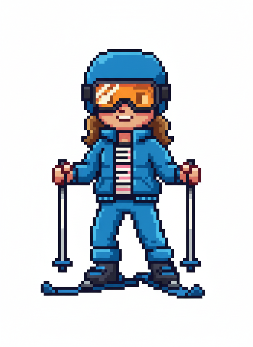 Mary the Snow Swisher - Pixel Art