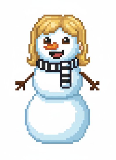 Mary's Snowy Creations ❄️ - Pixel Art