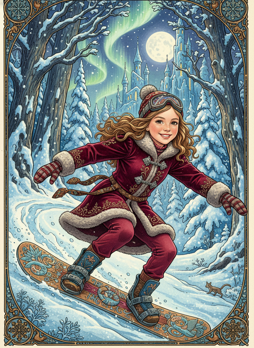 Snowboarder Mary - Fairy Tale Classic