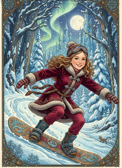 Mary's Snowboarding Adventure 🎿 - Fairy Tale Classic