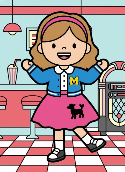 Mary's Sock Hop Adventure 🎶 - Preschool Simple