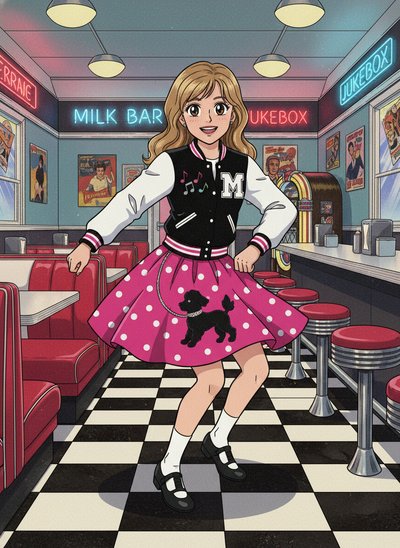 Mary's Sock Hop Adventure 🎶 - Classic Anime