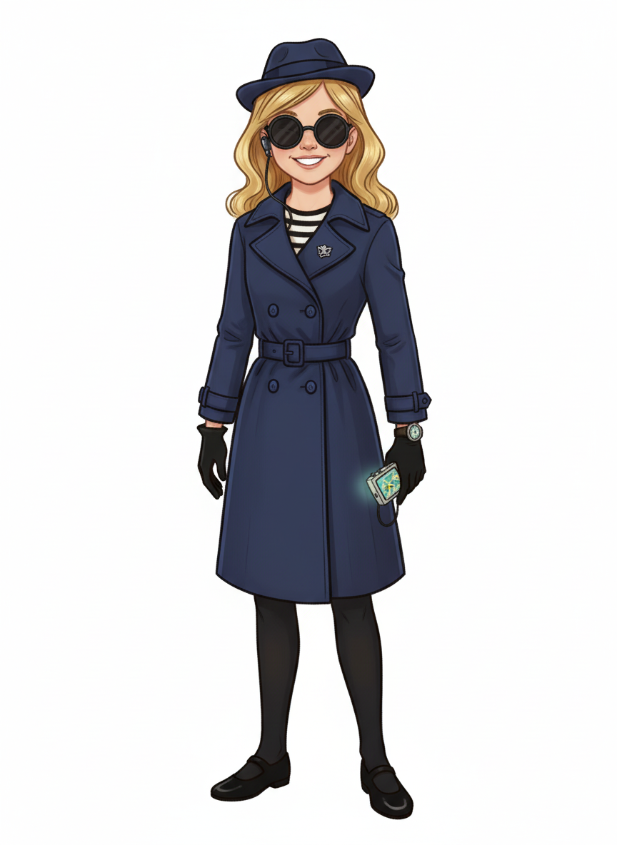 Agent Mary - Vintage Storybook