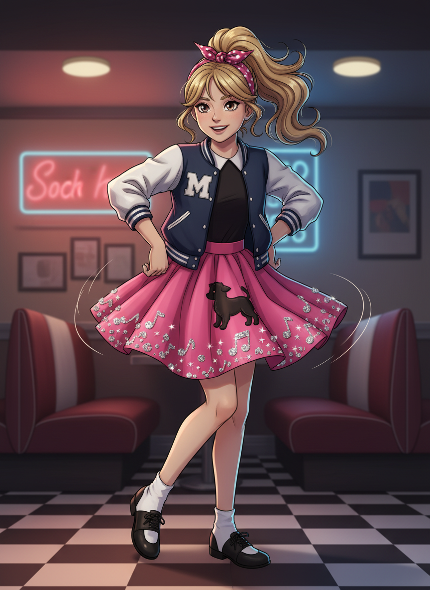 Sock Hop Mary - Webtoon Anime
