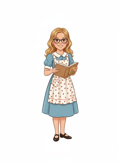 Mary's Teacher Dreams 🌟 - Vintage Storybook