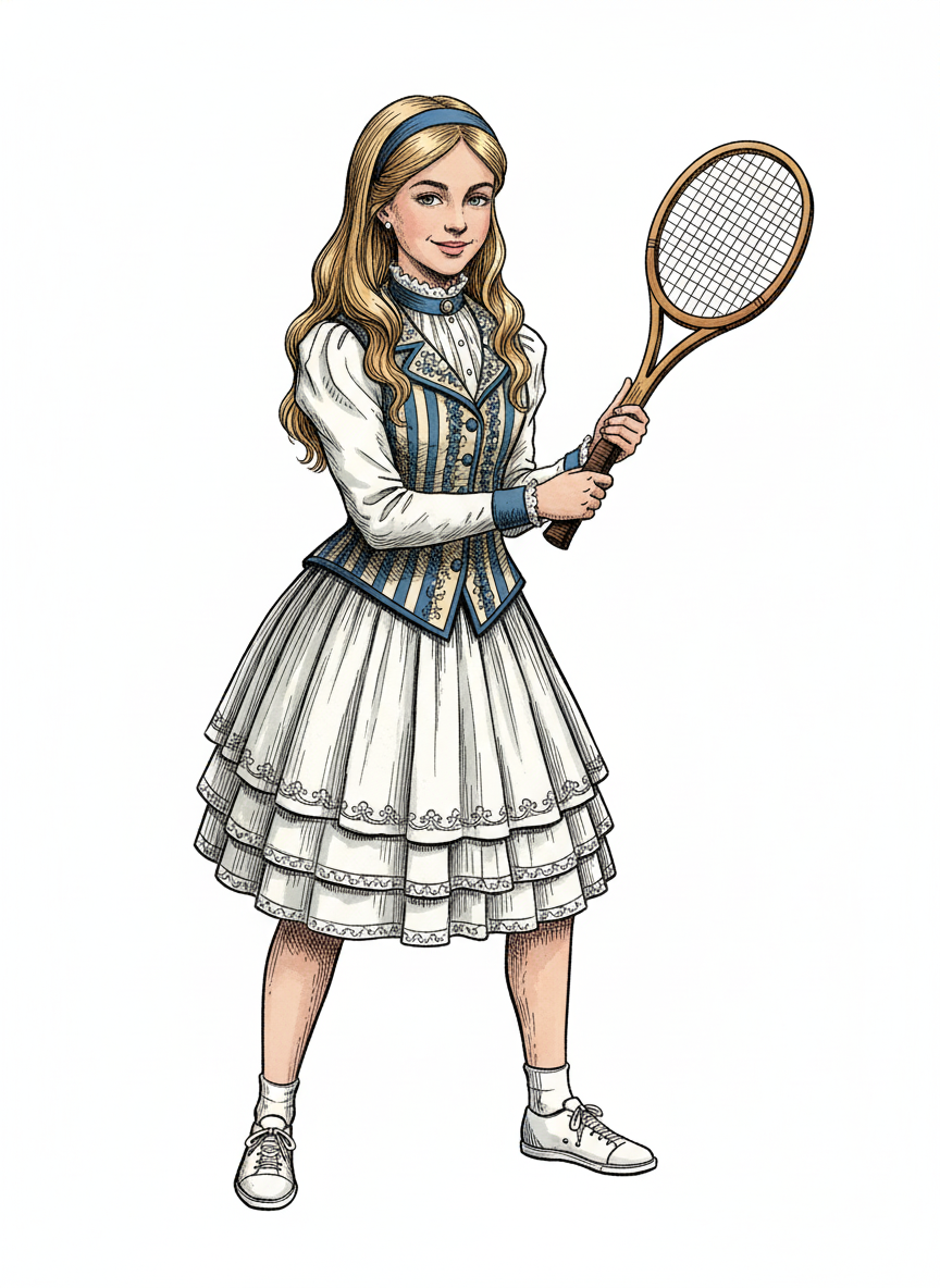 Match-Point Mary - Victorian Illustration